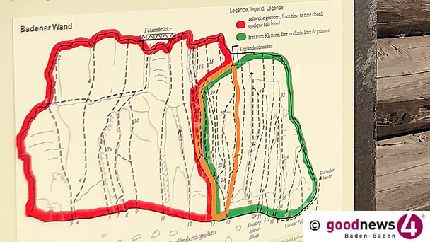 Baden-Badener Felsen bleibt Streitfall – Regierungspräsidium stellt sich stur – Kein Gütegespräch wegen Kletterverbot am Battert