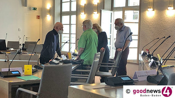 Gestern im Baden-Badener Rathaus – Stadtrat Niedermeyer und sein berühmter Sprechzettel – Kritik an „Nutzungsprojektion“ Fieser-Brücke 