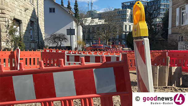 Bauarbeiten beim SWR dauern länger – In der Fremersbergstraße bis Ende April