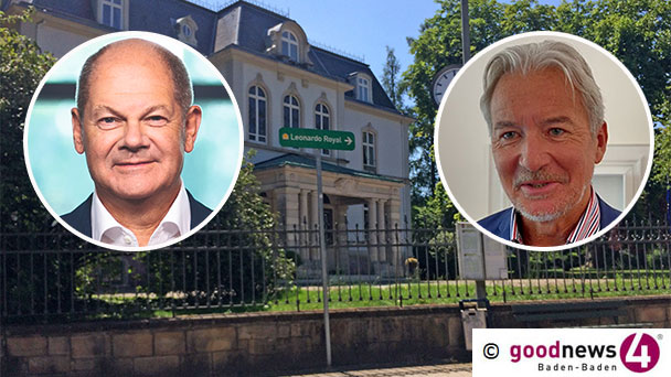 Olaf Scholz zeigte sich in Baden-Baden doch noch – „Ich halte nichts von Deglobalisierung“