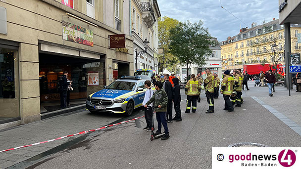 Polizei beschlagnahmt Brandort am Baden-Badener Leopoldsplatz – Ermittlungen zur Brandursache