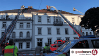 Feuer im Badischen Hof in Baden-Baden – 160 Hotelgäste evakuiert – Innenstadt abgesperrt