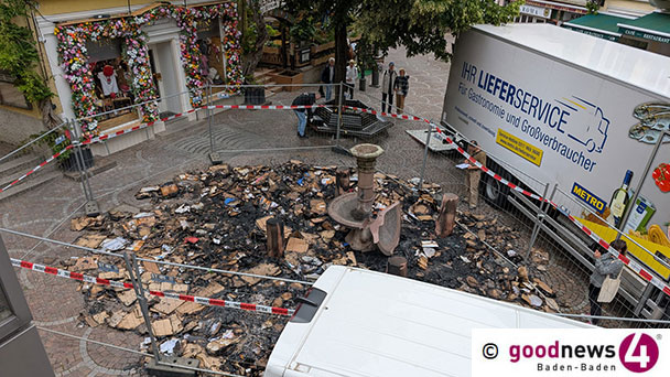 Nach Brandstiftungen in Baden-Badener Innenstadt – Fahndung nach mutmaßlichem Brandstifter bisher ohne Erfolg – Polizei sucht Zeugen