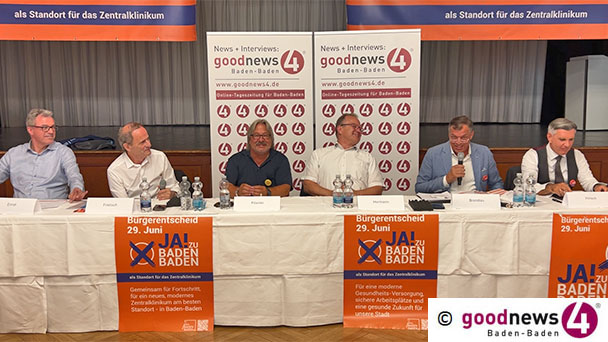 Positive Stimmung für „Ja zu Baden-Baden“ im Löwensaal – Und das Geständnis von Mike Brandau über OB Späth 