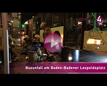 Busunfall am Baden-Badener Leopoldsplatz | goodnews4-VIDEO-Reportage