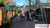 Das Fest von Bratwurst und Glühwein steht bevor – Christkindelsmarkt wird ab Montag aufgebaut – Sperrungen bis Mitte Januar