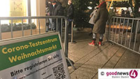 Ab heute Testzentrum direkt beim Baden-Badener Christkindelsmarkt – Kur und Tourismus spricht von „erfolgreichem Startwochenende“