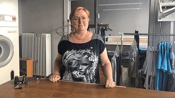 Neues Fachgeschäft in der Lichtentaler Straße – Klara Ross freut sich auf Kunden in ihrer Wäscherei und Büglerei 