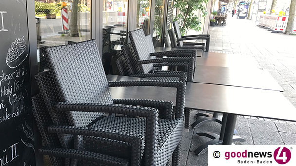 Alle Restaurants auch in Baden-Baden seit 00.00 Uhr geschlossen – Versammlungsverbot auf öffentlichen Plätzen