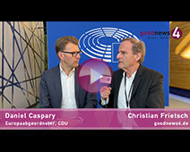 goodnews4-Interview von Christian Frietsch mit Daniel Caspary im Europäischen Parlament | 2. Teil