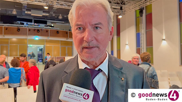 Nur 100 Besucher bei Klinik-Veranstaltung – Baden-Badener OB Späth im goodnews4-Interview: „Großes Vertrauen in Politikerinnen und Politiker“ – Antwort zu Vorschlägen der Mediziner Riegelsberger und von Loga 