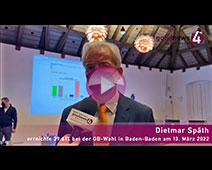 OB-Wahl Baden-Baden 13. März 2022 | Dietmar Späth