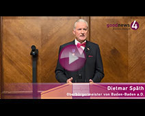 Ovationen für Dietmar Späth im Baden-Badener Rathaus | Dietmar Späth