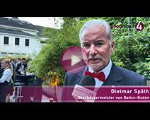 Baden-Badener OB Späth zum Risiko bereit | Empfang zur Großen Woche