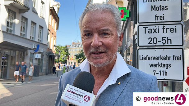 OB Späth zur Öffnung des Leopoldsplatzes für Taxis – „Habe den Taxiunternehmern gesagt, es kann nur funktionieren, wenn Rücksichtnahme funktioniert“ – Und noch eine Frage an den OB: „Gibt es denn eine strukturierte Analyse des Verkehrs in Baden-Baden?“