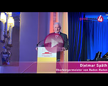 Neue Baden-Badener Ehrenbürger im Kurhaus geehrt | Rede OB Späth für Rolf Metzmaier