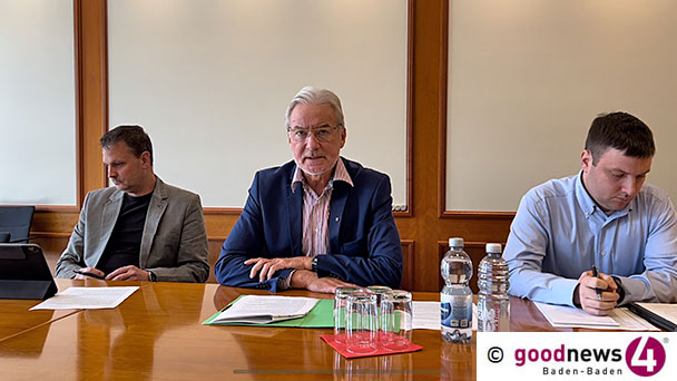 Heute Vormittag im Rathaus Baden-Baden – Vierter Bürgermeister soll 375.000 Euro kosten – OB Späth will Ämter wieder einführen 