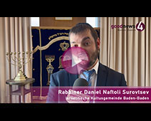 Baden-Badener Rabbi Naftoli Surovtsev zu Jom Kippur
