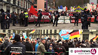 Demonstrationen vor SWR in Baden-Baden – 150 Teilnehmer gegen öffentlich-rechtlichen Rundfunk – 350 bei Gegendemonstration – "Haut ab, haut ab"