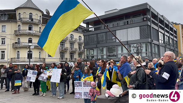 Friedliche Demo auf der Fieser-Brücke in Baden-Baden – Yaroslava Stemkovska: „Keine Alternative zu einem Sieg der Ukraine“