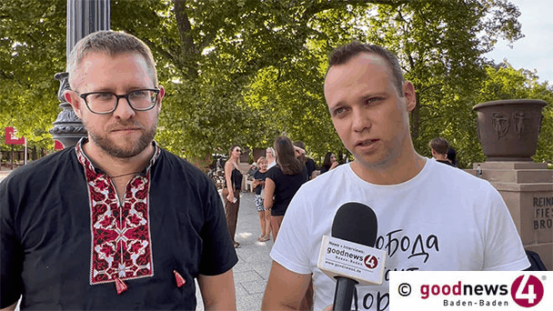 Russen und Ukrainer in Baden-Baden friedlich vereint – Demonstration am ukrainischen Nationalfeiertag – Leonid Gorelik: „Ich bin gebürtiger St. Petersburger und keiner hat ein Problem mit mir“ Russen und Ukrainer in Baden-Baden friedlich vereint – Demonstration am ukrainischen Nationalfeiertag – Leonid Gorelik: „Ich bin gebürtiger St. Petersburger und keiner hat ein Problem mit mir“