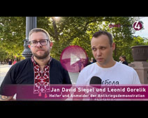Russen und Ukrainer in Baden-Baden friedlich vereint | goodnews4-Reportage und Interview mit Leonid Gorelik und Jan David Siegl