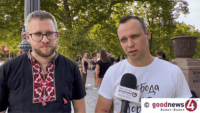 Russen und Ukrainer in Baden-Baden friedlich vereint – Demonstration am ukrainischen Nationalfeiertag – Leonid Gorelik: „Ich bin gebürtiger St. Petersburger und keiner hat ein Problem mit mir“