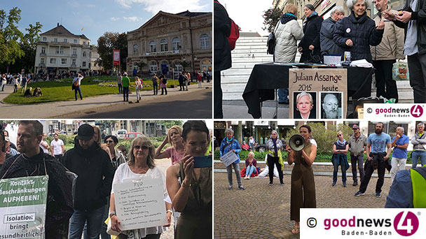 Drei Demonstrationen am Samstag in Baden-Baden verliefen friedlich – Gegner der Corona-Regeln hatten größten Zuspruch Drei Demonstrationen am Samstag in Baden-Baden verliefen friedlich – Gegner der Corona-Regeln hatten größten Zuspruch