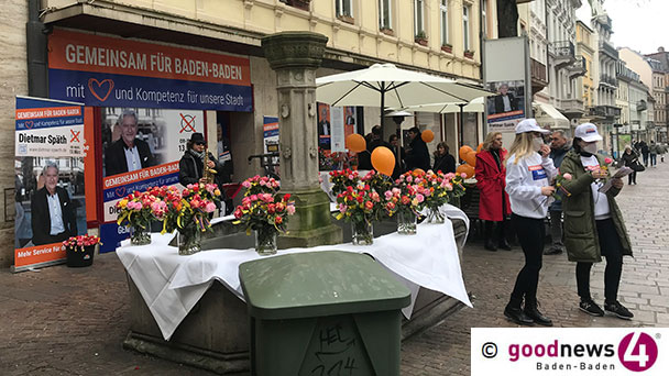 Kein „Verbot“ für Wahlkampf von Dietmar Späth am „Blumebrunnen“ – Baden-Baden Ordnungsamt: „Lediglich Bitte geäußert“