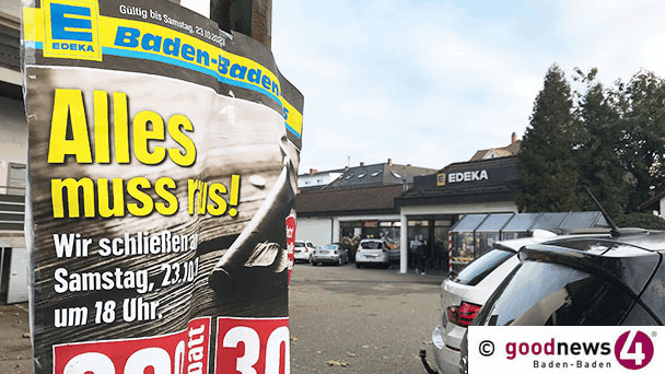 Edeka-Filiale in Baden-Oos schließt – „Die Filiale wird von Netto Marken-Discount übernommen“