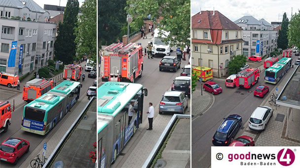 Unfall in Baden-Oos – Ooser Bahnhofstraße vorübergehend voll gesperrt