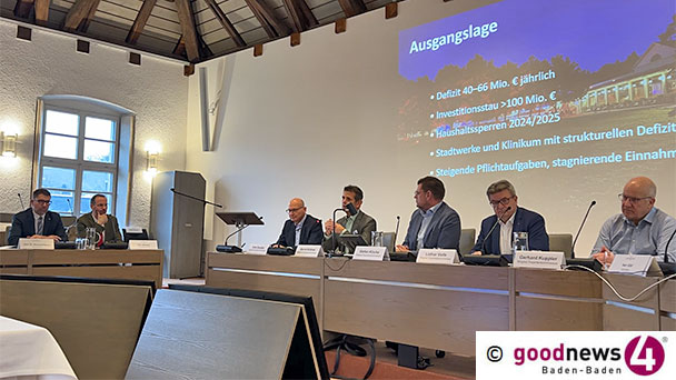 Rathaus Baden-Baden interpretiert die Vorschläge der Expertenkommission – „Die Stadt Baden-Baden kann die aktuelle Haushaltskrise bewältigen“