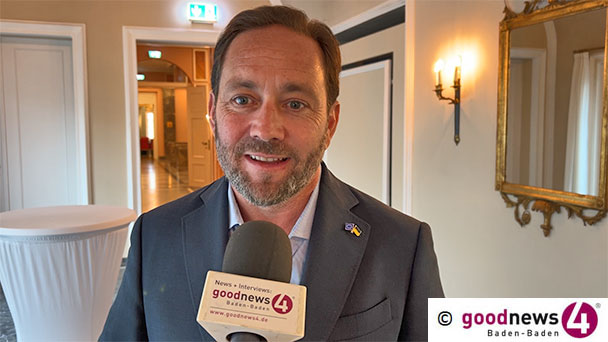 Europaministerkonferenz in Baden-Baden – Staatssekretär Florian Haßler im goodnews4-Interview – „Über Ihren Vorschlag nachdenken, ich werde es mit dem Bürgermeister noch mal besprechen“