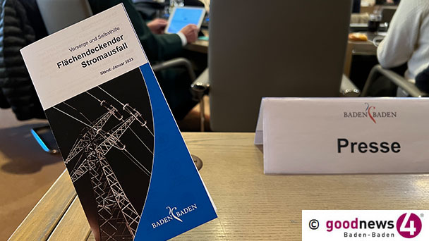 Flyer informiert Baden-Badener Bürger zu Notfall – Empfehlung vom Bundesamt für Bevölkerungsschutz und Katastrophenhilfe