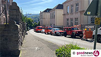 Großeinsatz der Feuerwehr in der Rotenbachtalstraße in Baden-Baden – Sperrung bis in die „späten Abendstunden“