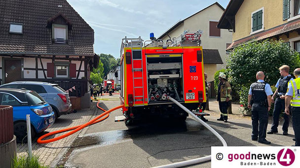 Strom in Baden-Oos mehrere Stunden abgeschaltet – Konsequenzen des Feuers in der Ooser Burgstraße