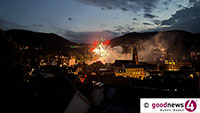 Feuerwerk am Samstag in Baden-Badener Innenstadt – „Einer Genehmigung bedarf es nicht“