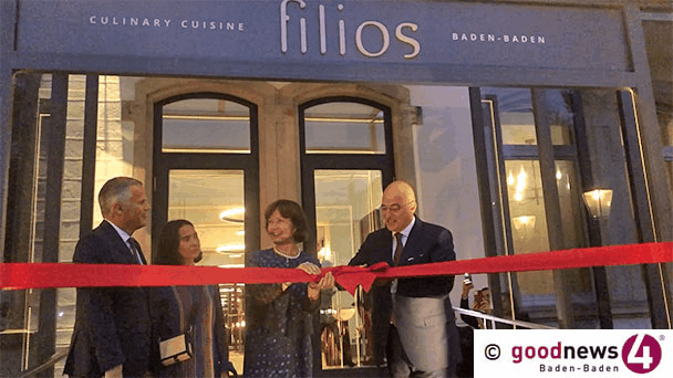 Ein Außenminister und ein Bischof eröffnen Baden-Badener Edelrestaurant „Filios“ – „Griechische Präsenz in einer so kosmopolitischen Stadt“ 