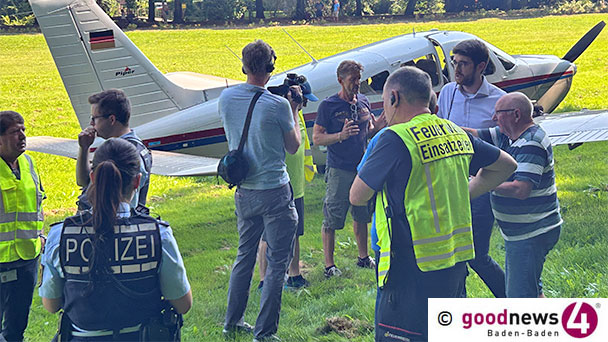Notgelandetes Flugzeug von Klosterwiese in Baden-Baden gestartet – goodnews4-VIDEO vom Take-off hier 