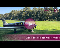 Notgelandetes Flugzeug von Klosterwiese in Baden-Baden gestartet | goodnews4-VIDEO vom Take-off 