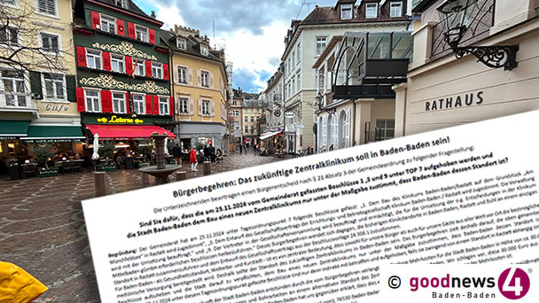 Unterschriftenliste für Klink-Bürgerbegehren hier veröffentlicht – „Das Zentralklinikum soll in Baden-Baden sein!“