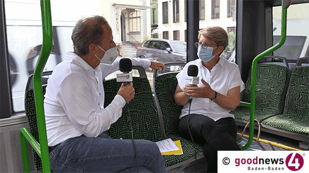 „Deshalb mag ich ihn“ – Gabriele Katzmarek über ihre Begegnungen mit Olaf Scholz – VIDEO-Gespräch in Baden-Badener Linienbus