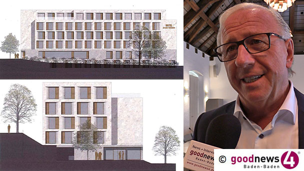 Noch ein neues Hotelprojekt in Baden-Baden – Statt altes Gefängnis 134 Zimmer – Gestaltungsbeiratsvorsitzender Riehle: "Abstand zu Gymnasium Hohenbaden etwas eng"