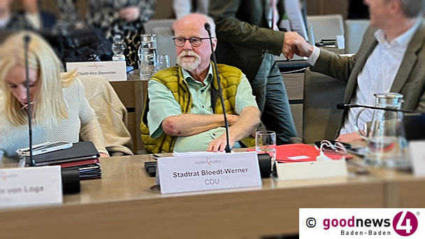 Ära in Baden-Badener Politik geht zu Ende – Scheidender Stadtrat Bloedt-Werner warnt neuen OB vor „den Giftschlangen“ 