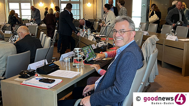 Gestern Abend im Rathaus Baden-Baden – FBB-Chef Martin Ernst mit aussichtsloser Kritik an Nora Waggershauser 