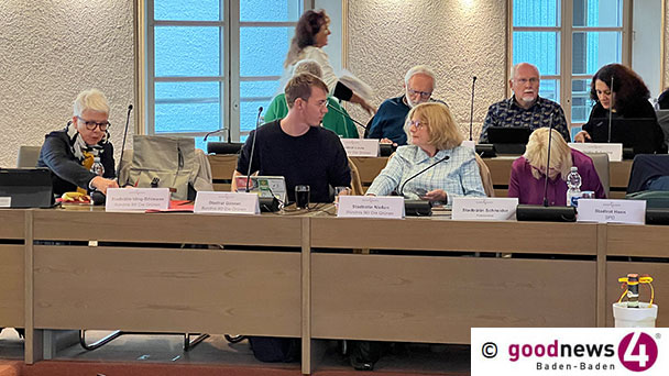 Öffentliche Sitzung des Baden-Badener Gemeinderats – Kur und Tourismus GmbH – Staatliche Kunsthalle – Klinikum Mittelbaden