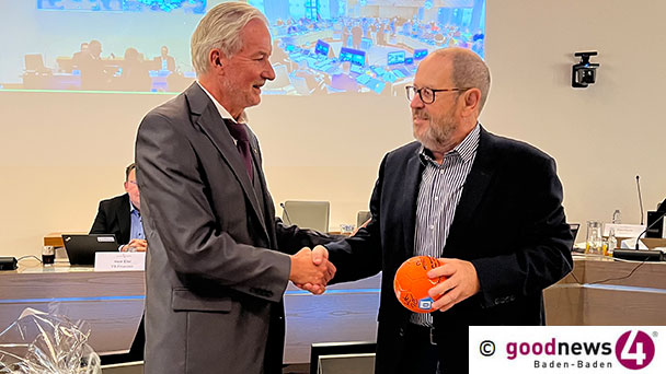 Kurt Hochstuhl aus Baden-Badener Gemeinderat verabschiedet – „Andere auch mal zu Wort kommen“ lassen – Nachrücker Paul Haußmann verpflichtet