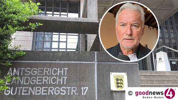 „Hurenbock“-Prozess in Baden-Baden eröffnet – Unspektakulärer erster Verhandlungstag – OB Späth nicht im Zeugenstad – Kritik wegen Bericht in Karlsruher Tageszeitung 