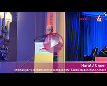 Neue Baden-Badener Ehrenbürger im Kurhaus geehrt | Laudatio von Harald Unser für Rolf Metzmaier