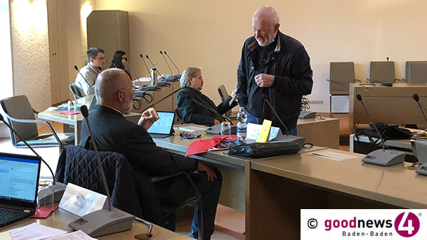 goodnews4-Protokoll zur Sitzung gestern im Baden-Badener Rathaus – Anfragen der Stadträte Markus Fricke, Kurt Hochstuhl, Ursula Opitz, Rolf Pilarski